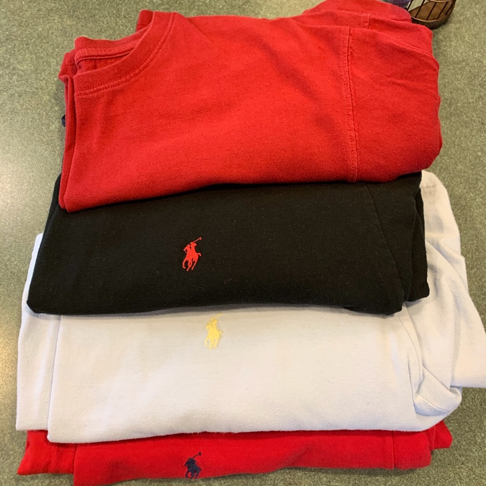 Lot of 4 men’s XL t-shirts. Polo/Eddie Bauer